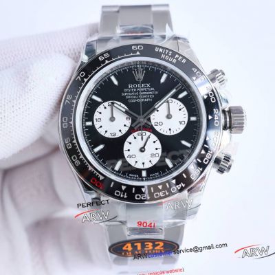 QF Rolex Daytona 100th Anniversary Le Mans 904L Oyster Black Dial Super Clone Watch